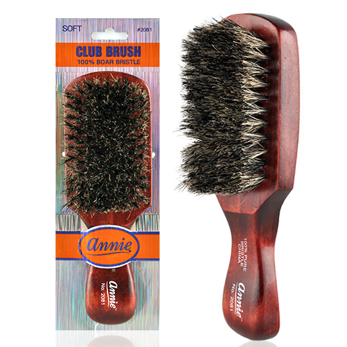 Annie Soft 100% Boar Club Brush #2081